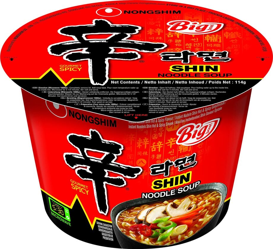 Nongshim Shin Ramyun Big Bowl Full Case (114x16)