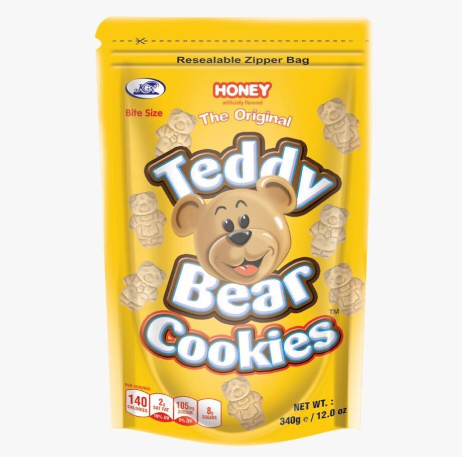 KGN Honey Teddy Bear Cookies 12x340g